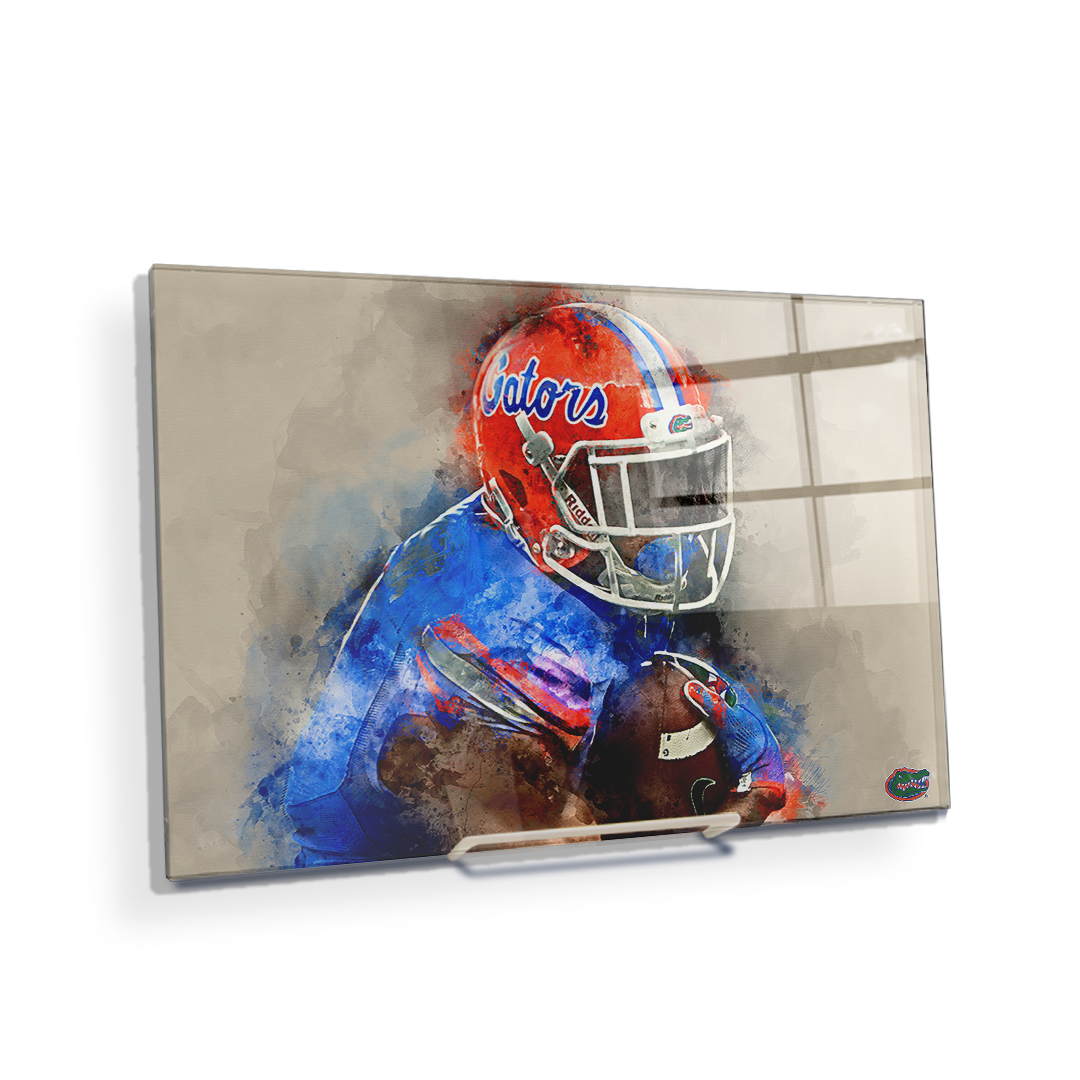 Florida Gators - Gator Watercolor - College Wall Art #Canvas