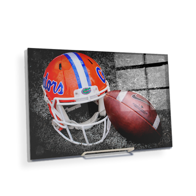 Florida Gators - Gator Ball Helmet - College Wall Art #Acrylic Mini
