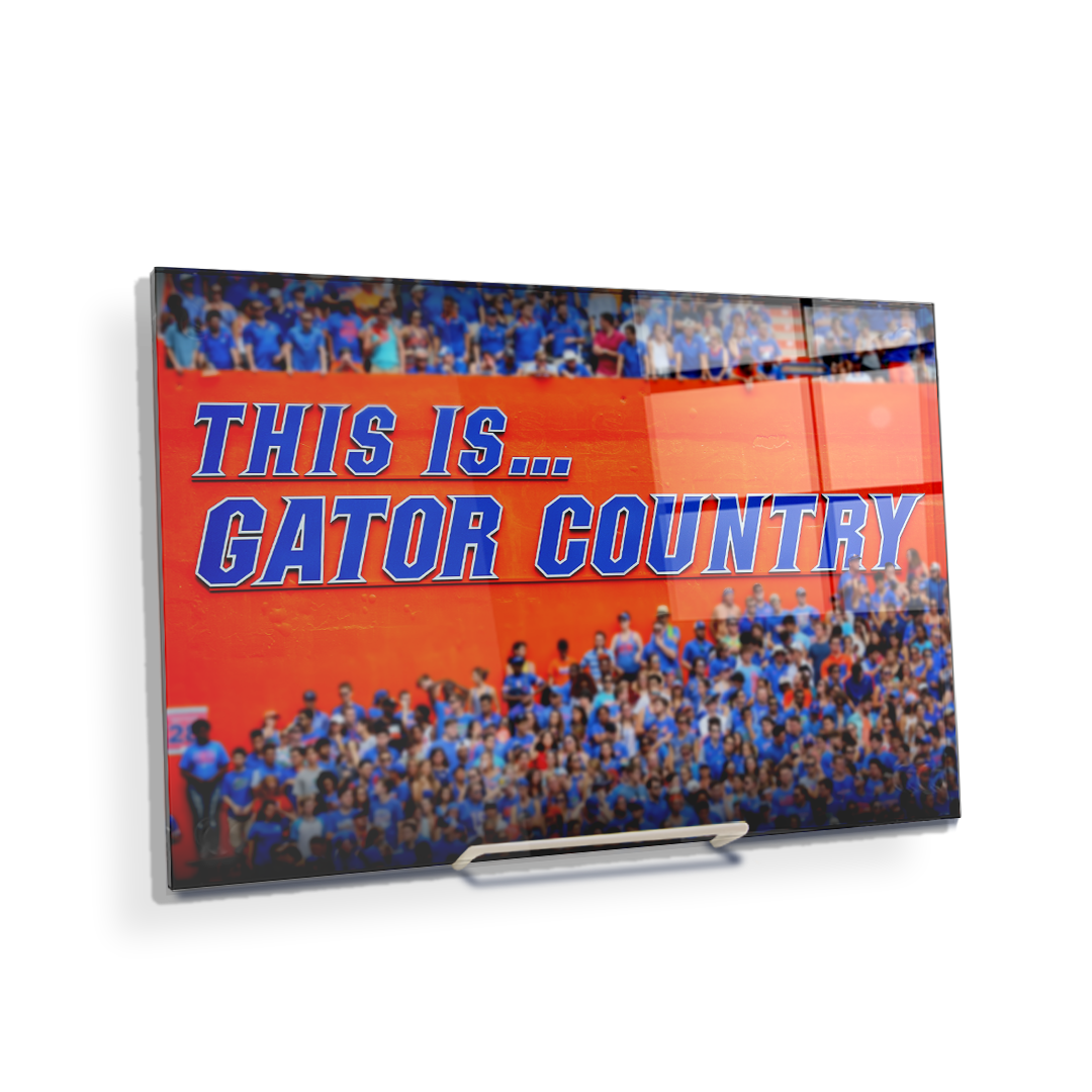 Florida Gators - Gator Country - College Wall Art #CAnvas