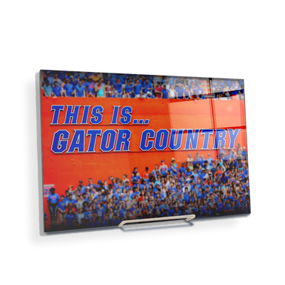 Florida Gators - Gator Country - College Wall Art #Acrylic Mini
