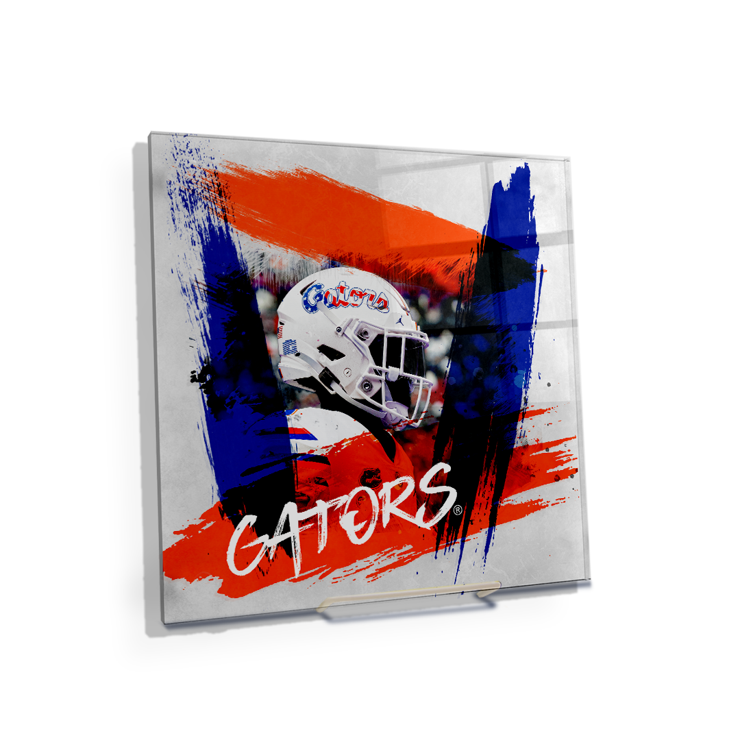 Florida Gators - Florida Gators Paint Splash - College Wall Art #Canvas