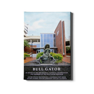 Florida Gators - Bull Gator - College Wall Art #Canvas