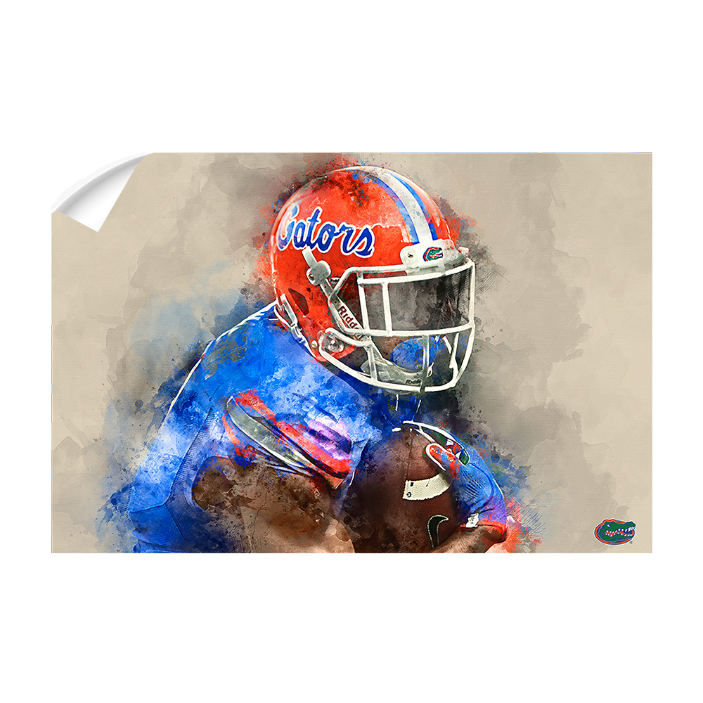 Florida Gators - Gator Watercolor - College Wall Art #Canvas