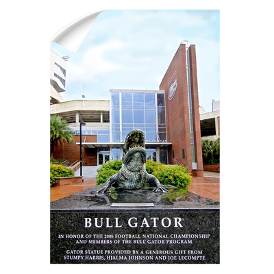 Florida Gators - Bull Gator - College Wall Art #Wall Decal
