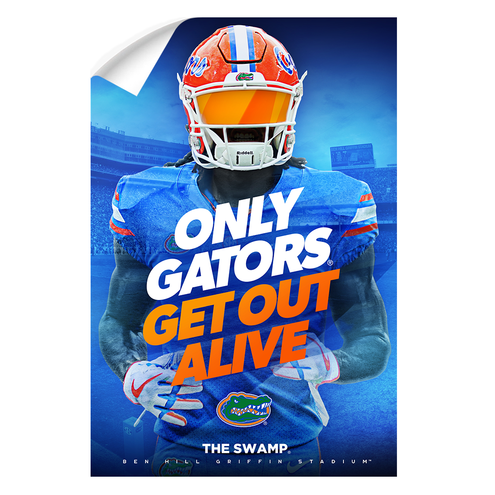 Florida Gators - Only Gators - College Wall Art #Canvas