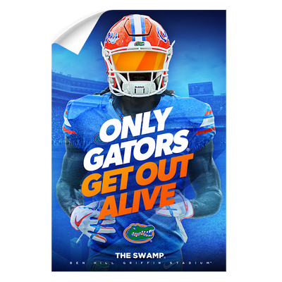 Florida Gators - Only Gators - College Wall Art #Wall Decal