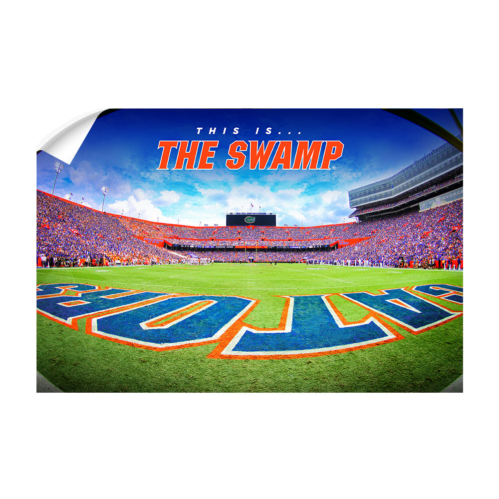 Florida Gators - This is the Swamp End Zone - College Wall Art #Canvas