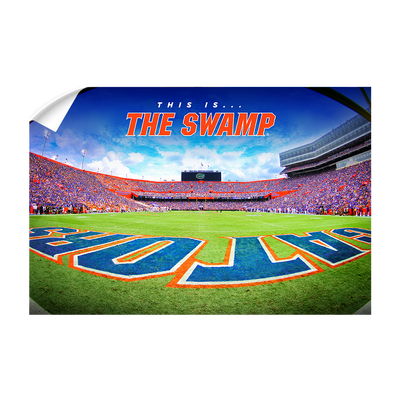 Florida Gators - This is the Swamp End Zone - College Wall Art #Wall Decal
