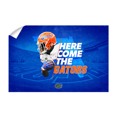 Florida Gators - Here Come the Gators - College Wall Art #Wall Decal