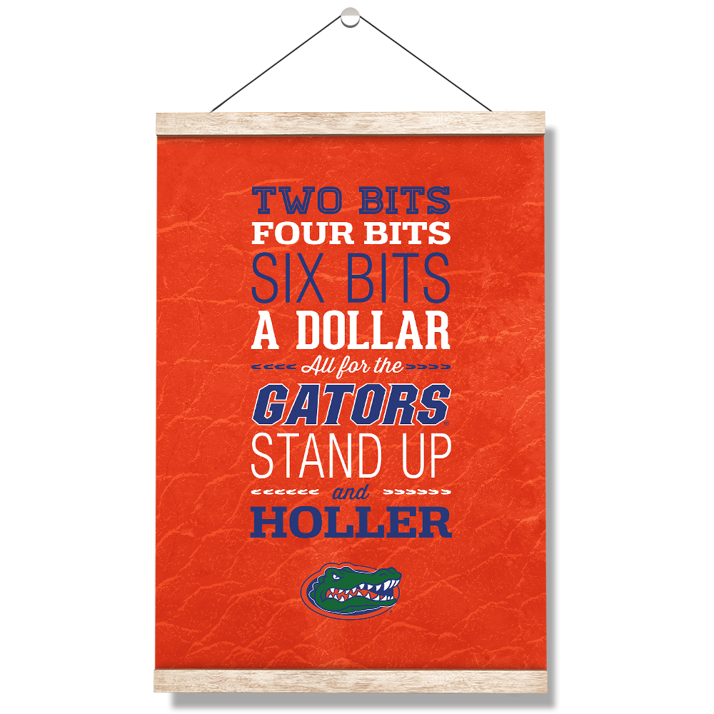 Florida-Gators-Mr-Two-Bits-College-Wall-Art - College Wall Art