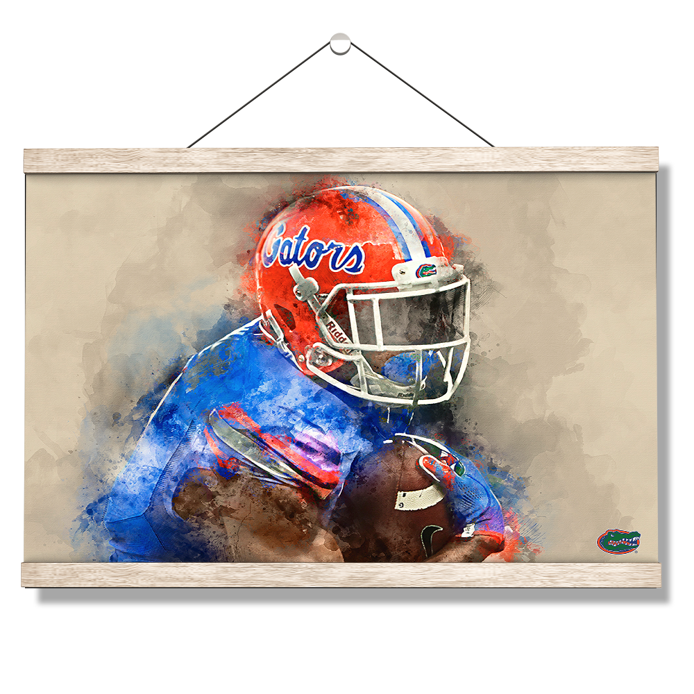 Florida Gators - Gator Watercolor - College Wall Art #Canvas