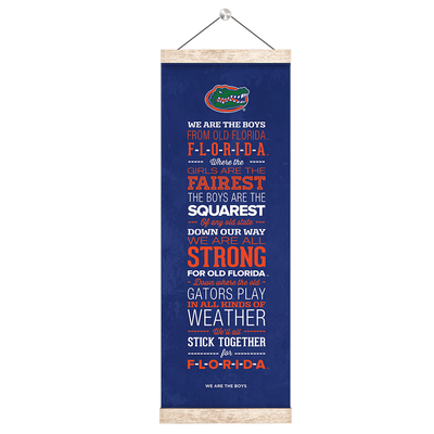 Florida Gators - We Are The Boys - College Wall Art #Hanging Canvas