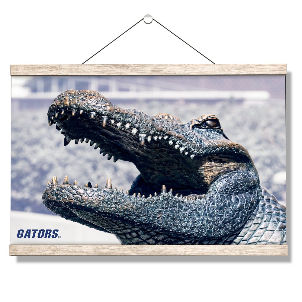 Florida Gators - Bull Gator Up Close - College Wall Art #Canvas