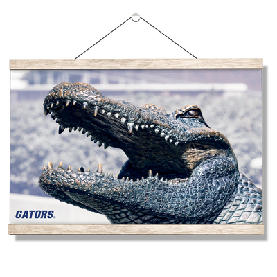Florida Gators - Bull Gator Up Close - College Wall Art #Hanging Canvas