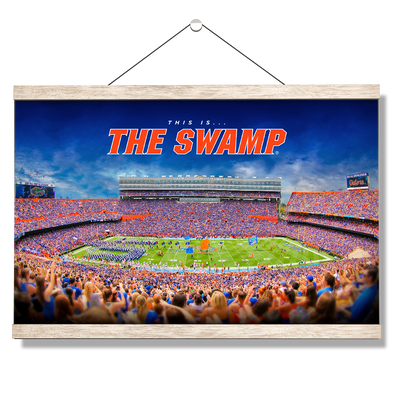 Florida Gators - The Swamp - College Wall Art #Hanging Canvas