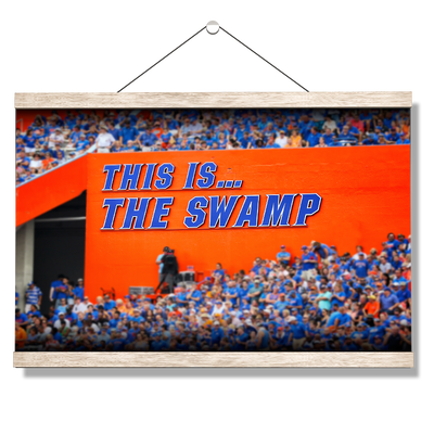 Florida Gators - Swamp Sign - College Wall Art #Hanging Canvas