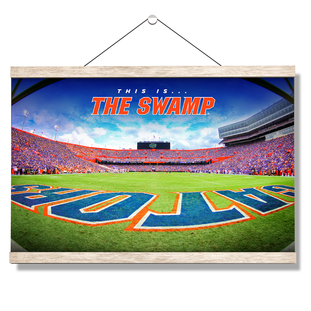 Florida Gators - This is the Swamp End Zone - College Wall Art #Canvas