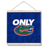 Florida Gators - Only Gators Blue - College Wall Art #Hanging Canvas