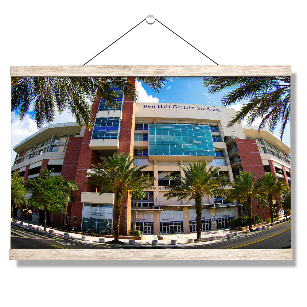 Florida Gators - Ben Hill Griffin Fisheye View - College Wall Art #Canvas