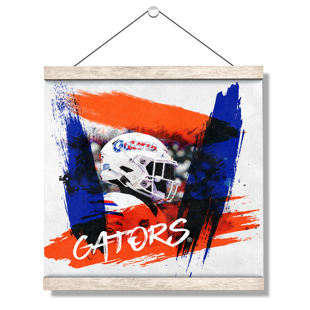 Florida Gators - Florida Gators Paint Splash - College Wall Art #Canvas