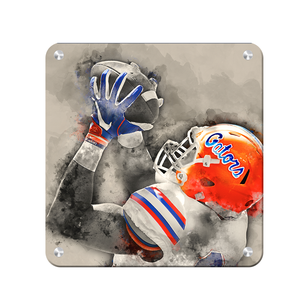 Florida Gators - The Catch Watercolor - College Wall Art #Canvas
