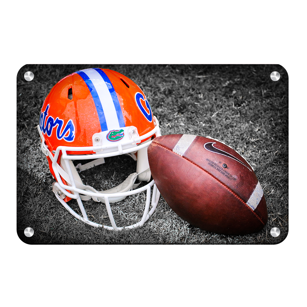 Florida Gators - Gator Ball Helmet - College Wall Art #Canvas
