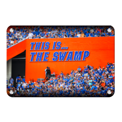 Florida Gators - Swamp Sign - College Wall Art #Metal