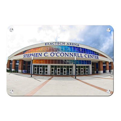 Florida Gators - O'Connell Center - College Wall Art #Metal