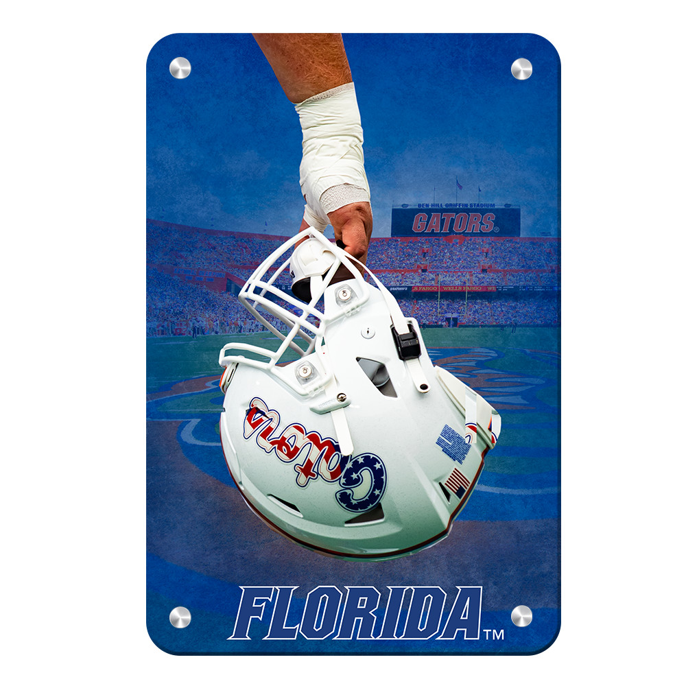 Florida Gators - Florida Ready For Battle Watercolor - College Wall Art #Canvas