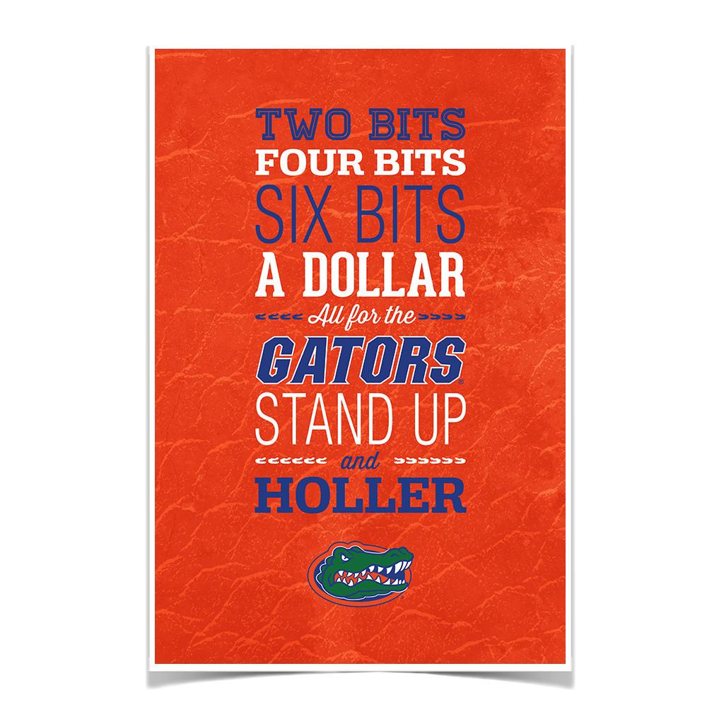 Florida Gators - Mr Two Bits - College Wall Art #Canvas