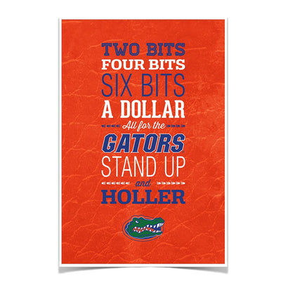 Florida Gators - Mr Two Bits - College Wall Art #Poster