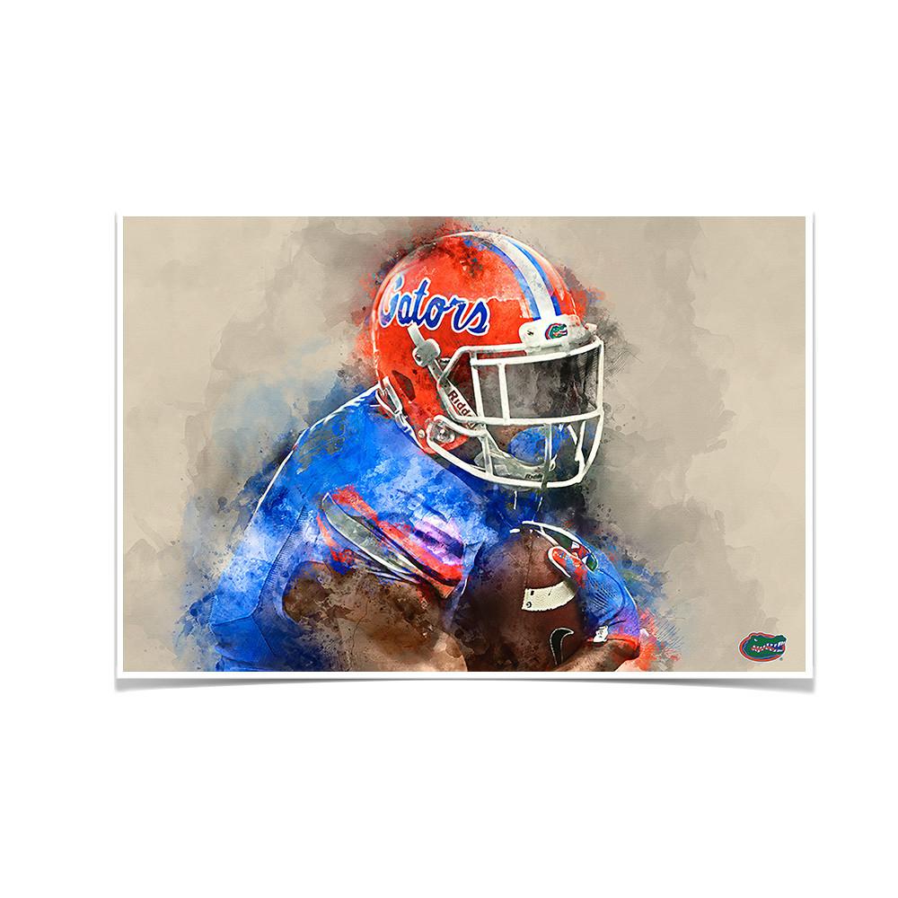 Florida Gators - Gator Watercolor - College Wall Art #Canvas