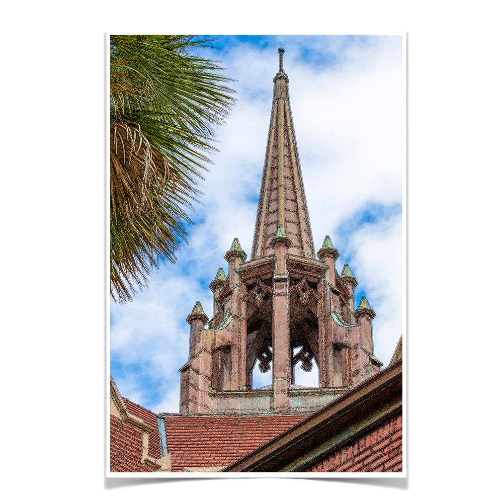 Florida Gators - Church Steeple - College Wall Art #Canvas