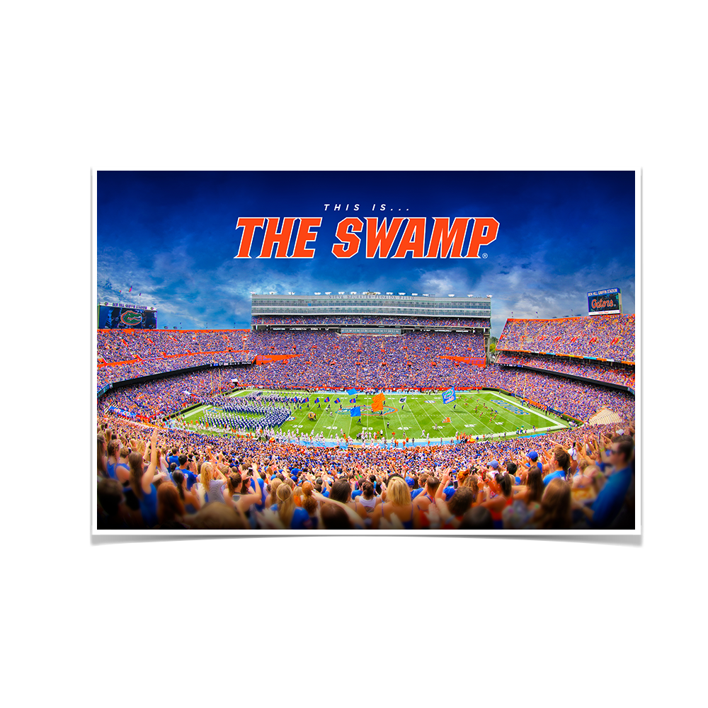 Florida Gators - The Swamp - College Wall Art #Canvas