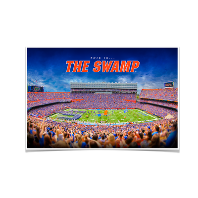 Florida Gators - The Swamp - College Wall Art #Poster