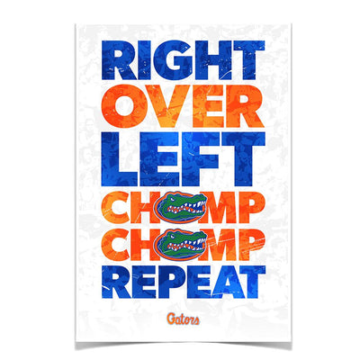 Florida Gators - Chomp Chomp - College Wall Art #Poster