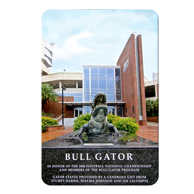 Florida Gators - Bull Gator - College Wall Art #PVC