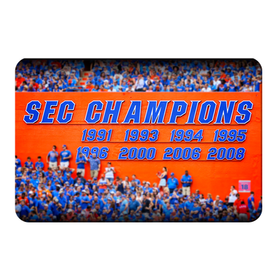 Florida Gators - SEC Champs Sign - College Wall Art #PVC