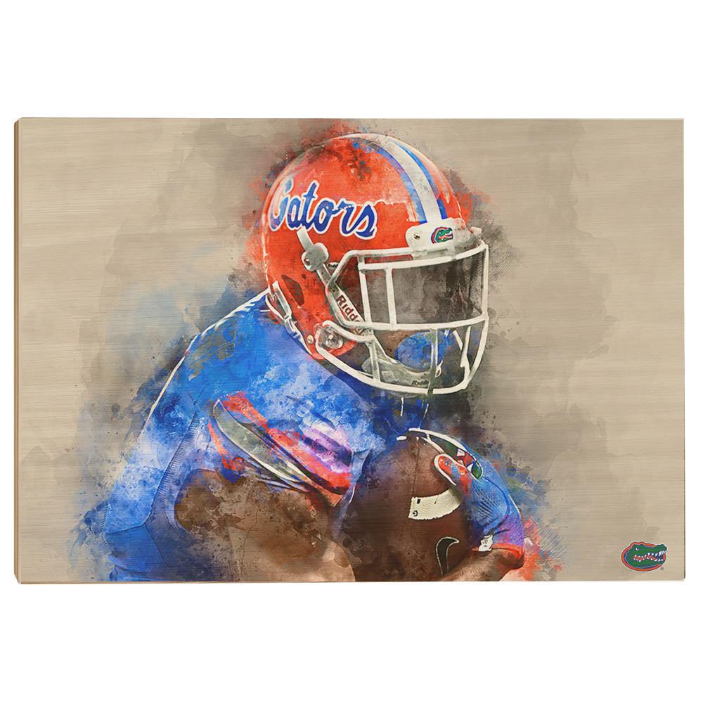 Florida Gators - Gator Watercolor - College Wall Art #Canvas