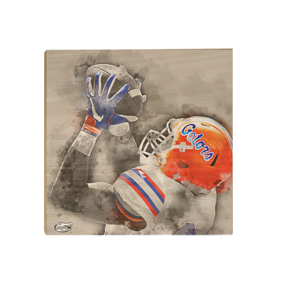 Florida Gators - The Catch Watercolor - College Wall Art #Canvas