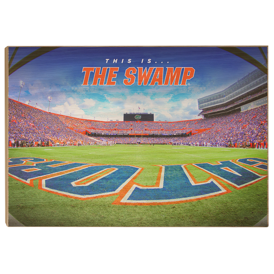 Florida Gators - This is the Swamp End Zone - College Wall Art #Canvas