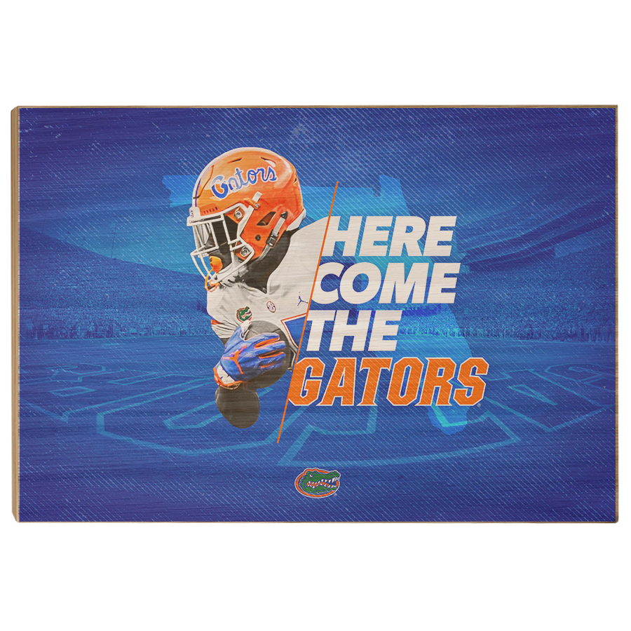 Florida Gators - Here Come the Gators - College Wall Art #Canvas