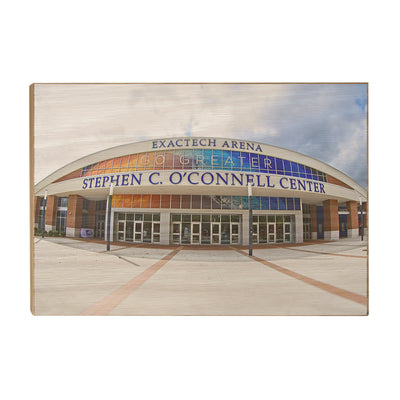 Florida Gators - O'Connell Center - College Wall Art #Wood