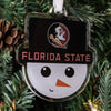 Florida State Seminoles - FSU Snowman Head Double-Sided Ornament