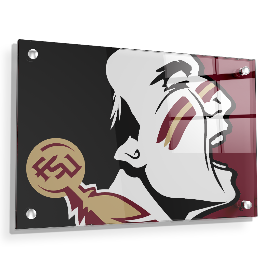 Florida State Seminoles - Osceola Brand - College Wall Art #Canvas