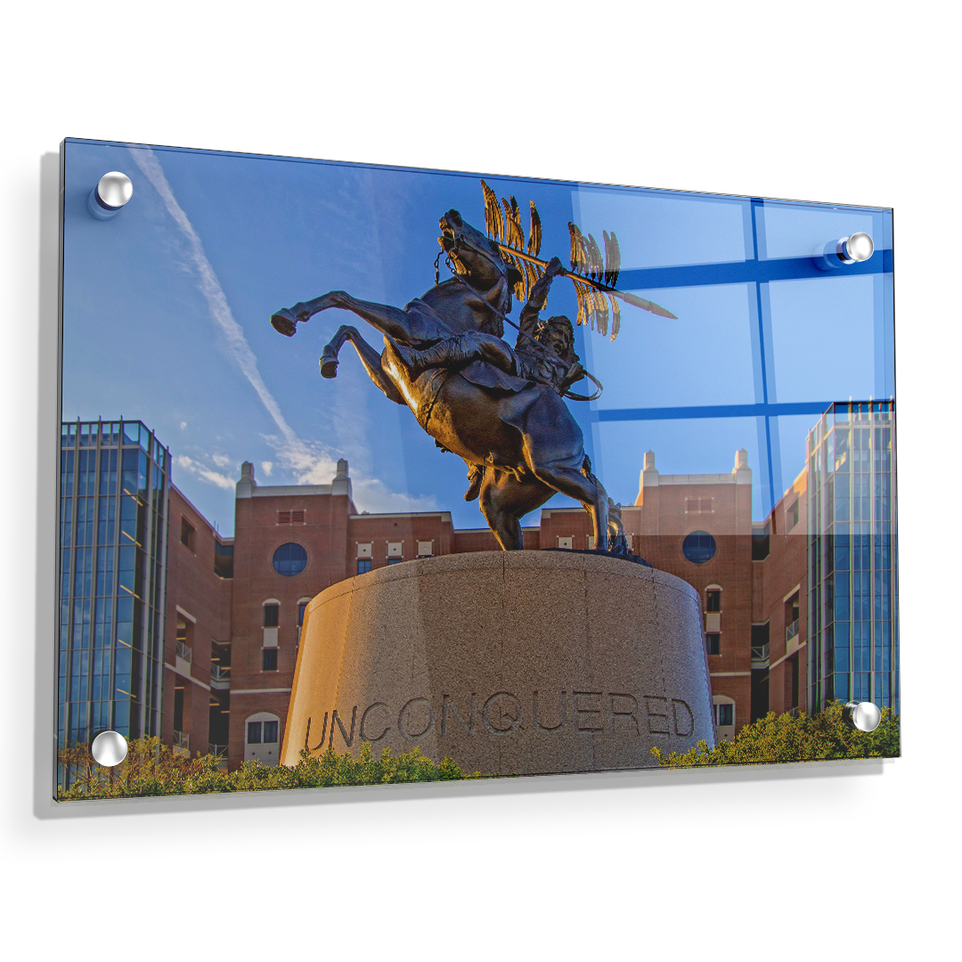 Florida State Seminoles - Unconquered Statue - College Wall Art #Canvas