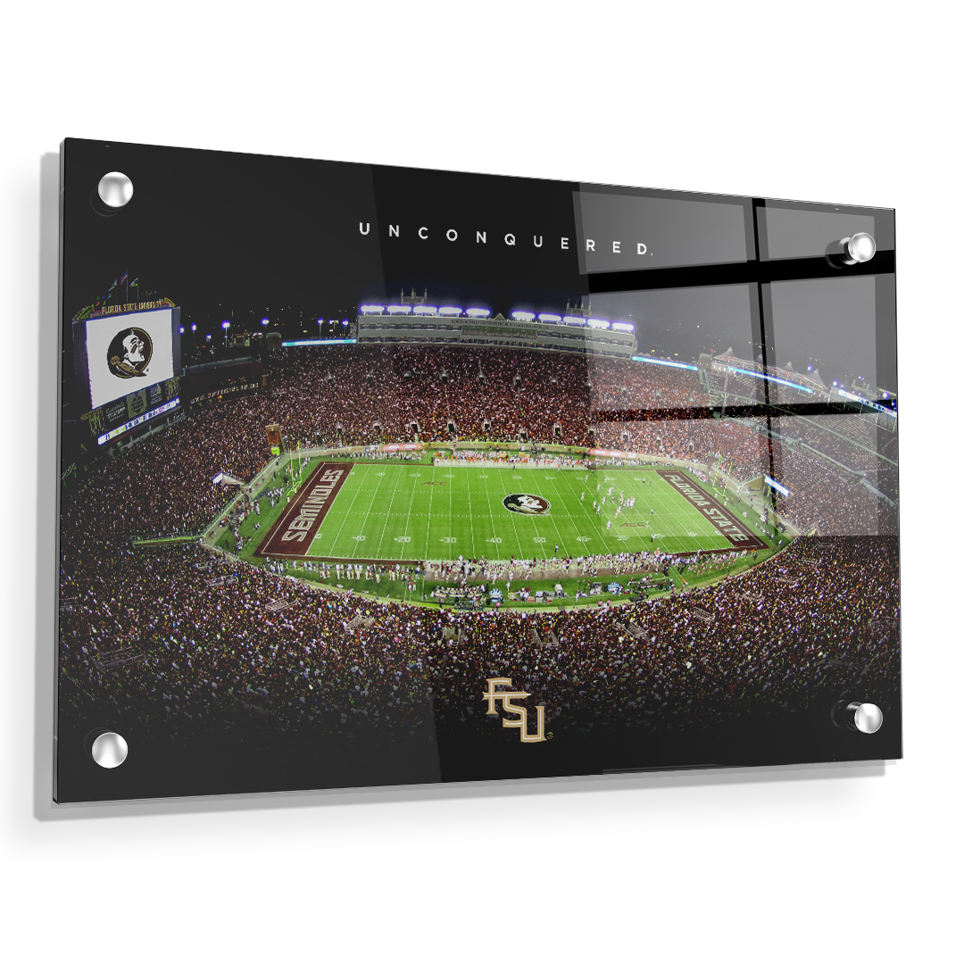 Florida State Seminoles - Unconquered Stadium - College Wall Art #Canvas