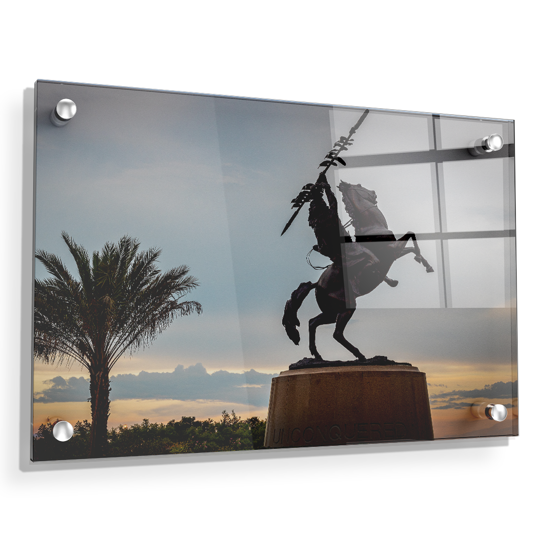 Florida State Seminoles - Unconquered Sunset Skies - College Wall Art #Canvas