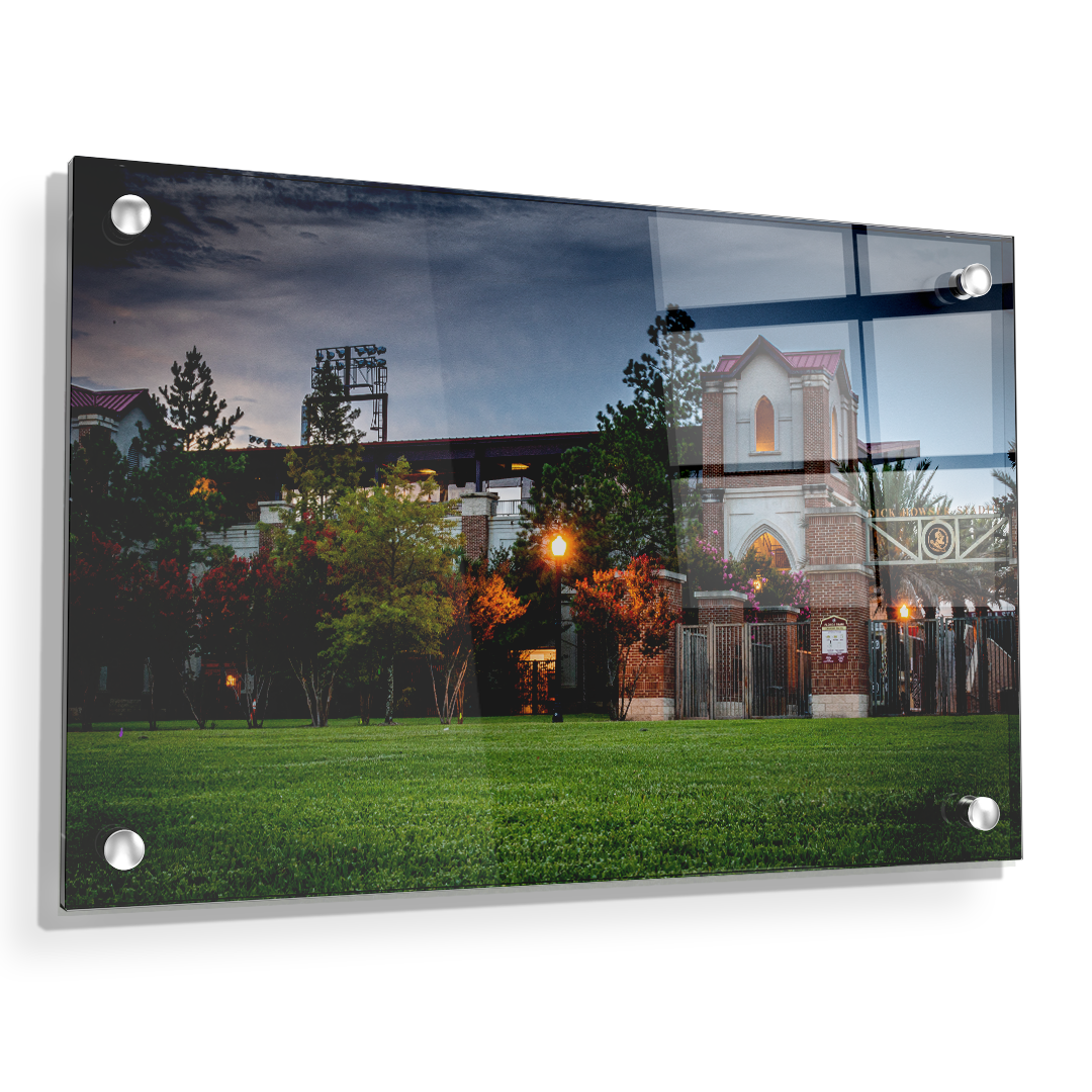Florida State Seminoles - Dick Howser at Dusk - College Wall Art #Canvas