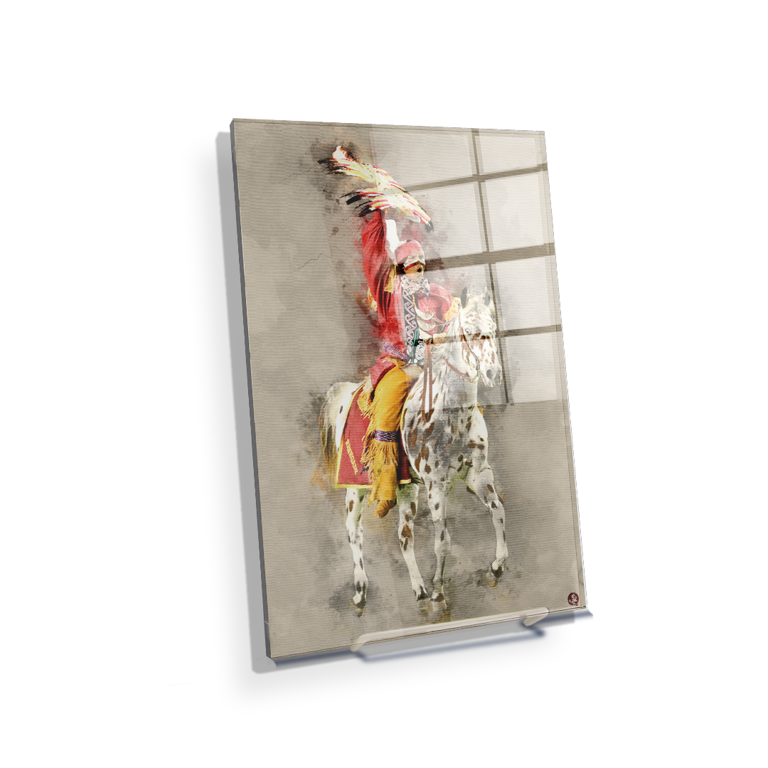 Florida State Seminoles - Osceola Watercolor - College Wall Art #Canvas